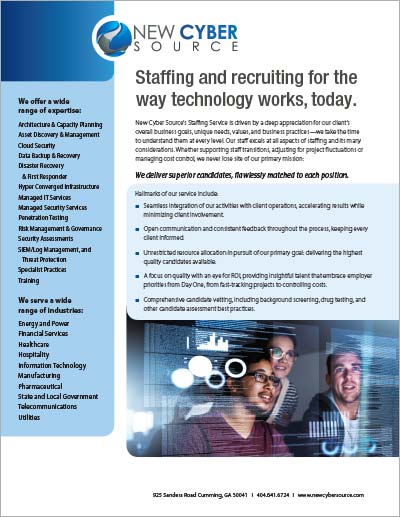 Staffing Services Brochure